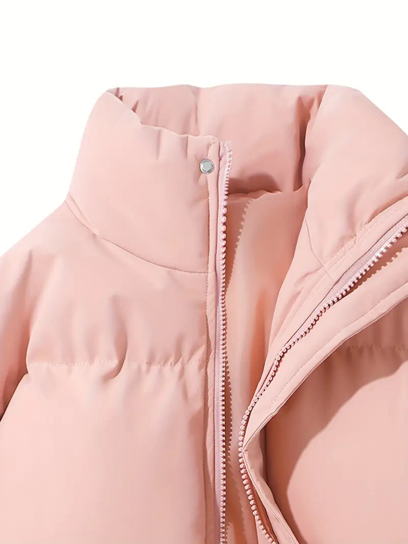 Manteau Matelassé à Capuche Femme Veste d'Hiver Chaude Oversize Zippée - Hiverline