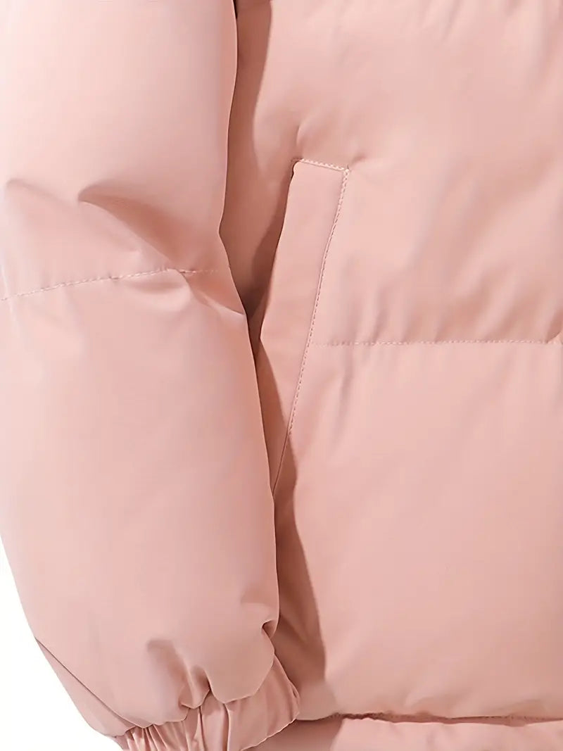 Manteau Matelassé à Capuche Femme Veste d'Hiver Chaude Oversize Zippée - Hiverline