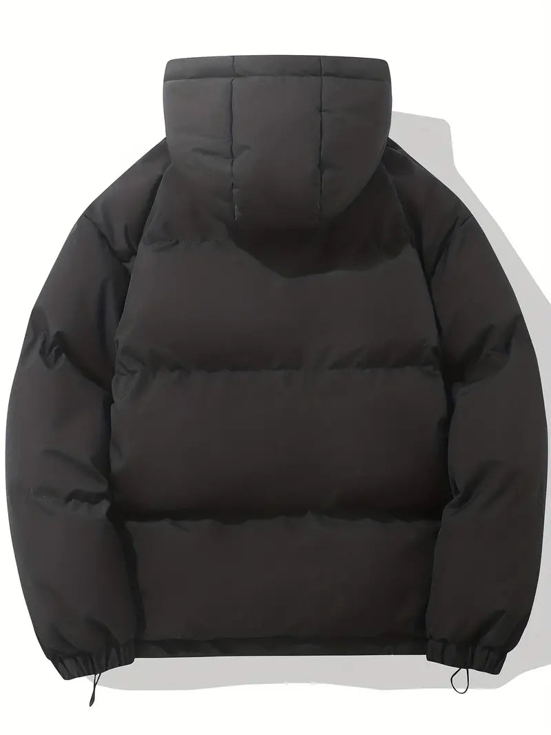 Manteau Matelassé à Capuche Femme Veste d'Hiver Chaude Oversize Zippée - Hiverline