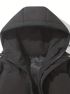 Manteau Matelassé à Capuche Femme Veste d'Hiver Chaude Oversize Zippée - Hiverline
