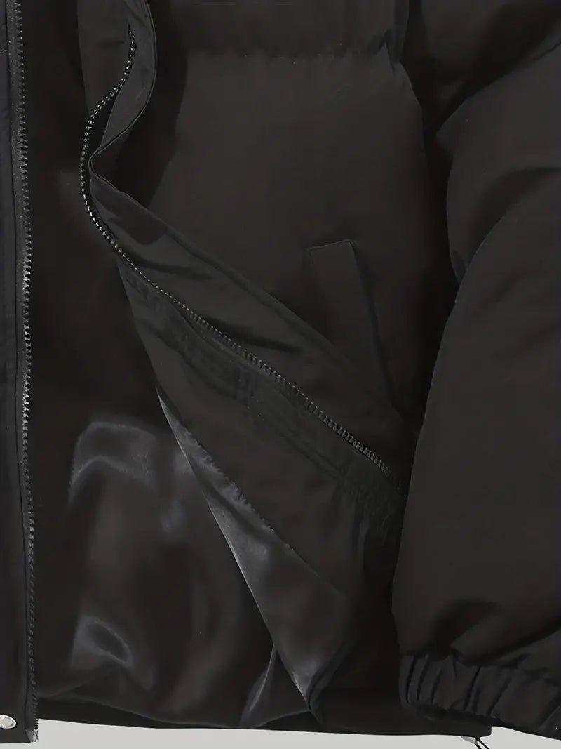 Manteau Matelassé à Capuche Femme Veste d'Hiver Chaude Oversize Zippée - Hiverline