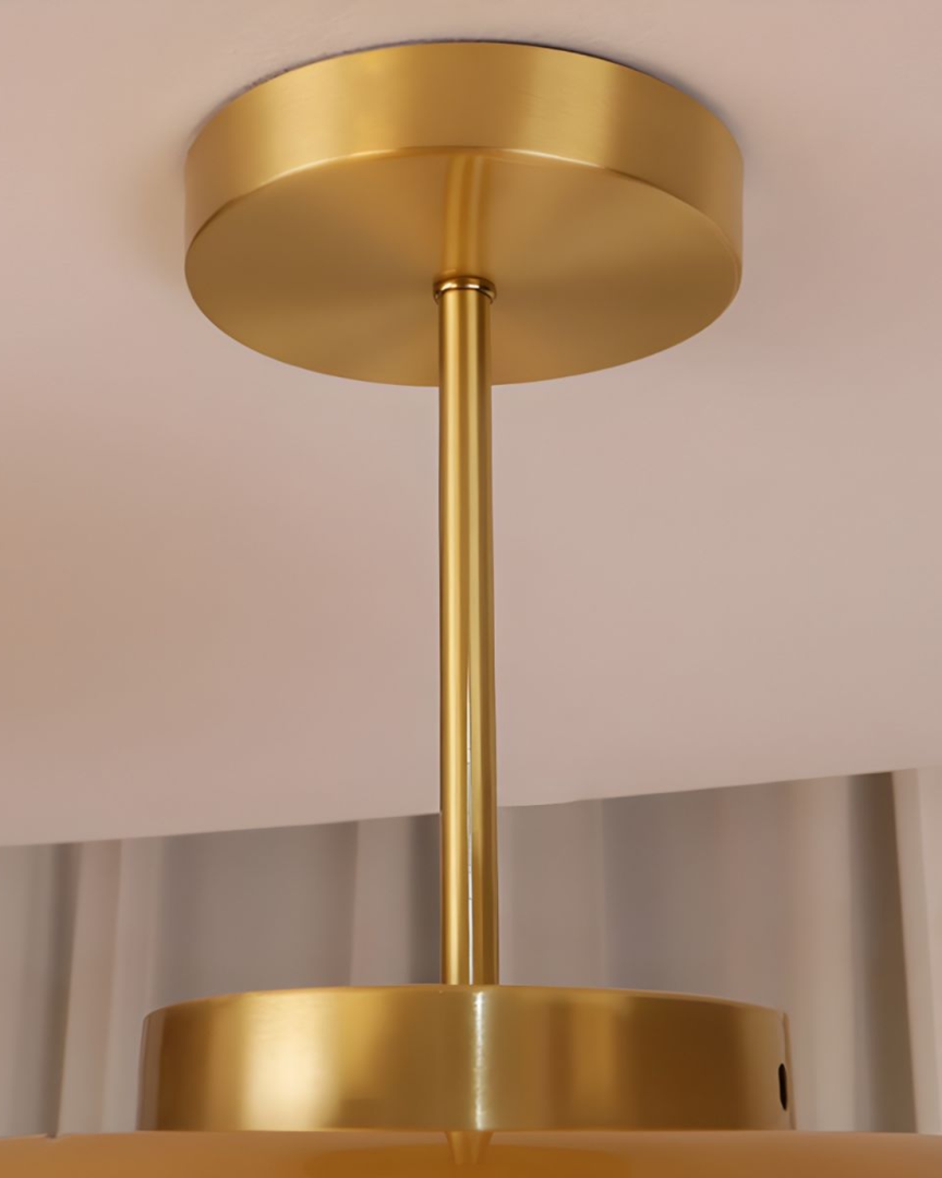 Plafonnier Applique Murale Compacte en Verre | Design Japandi