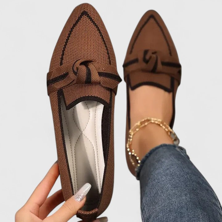 Mocassins Femme Bout Pointu Slip-On Confort – Semelle Rembourrée Casual Bureau - Hiverline