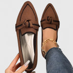 Mocassins Femme Bout Pointu Slip-On Confort – Semelle Rembourrée Casual Bureau - Hiverline