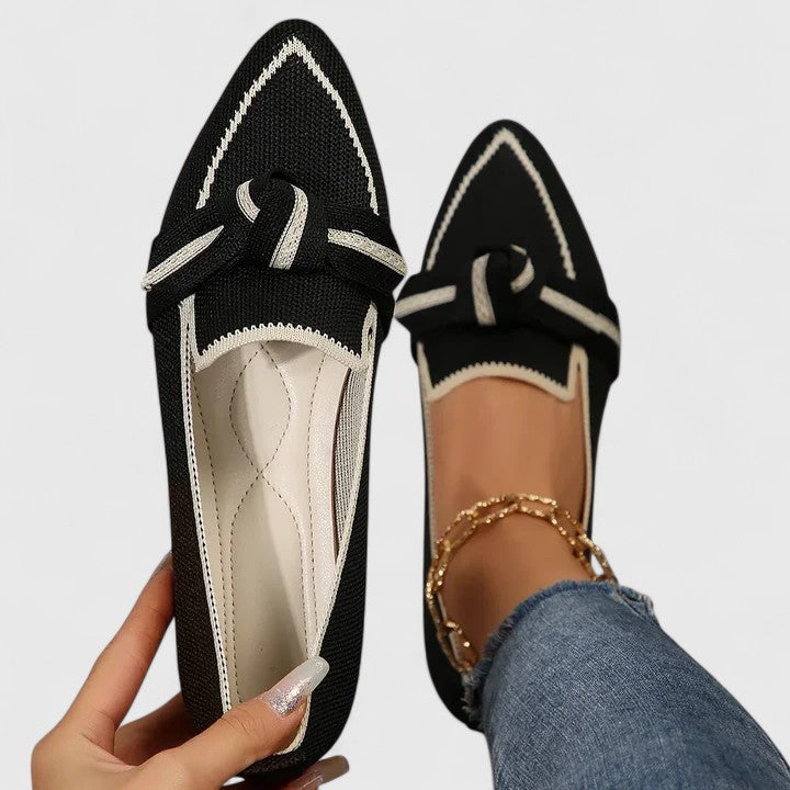 Mocassins Femme Bout Pointu Slip-On Confort – Semelle Rembourrée Casual Bureau - Hiverline
