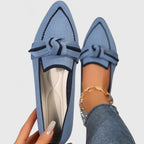 Mocassins Femme Bout Pointu Slip-On Confort – Semelle Rembourrée Casual Bureau - Hiverline