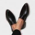 Mocassins Femme Bout Pointu Slip-On Travail Bureau Casual Confort - Hiverline