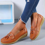 Mocassins Femme Slip-On Confort Semelle Souple Casual Bureau Quotidien - Hiverline