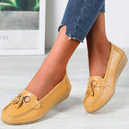 Mocassins Femme Slip-On Confort Semelle Souple Casual Bureau Quotidien - Hiverline