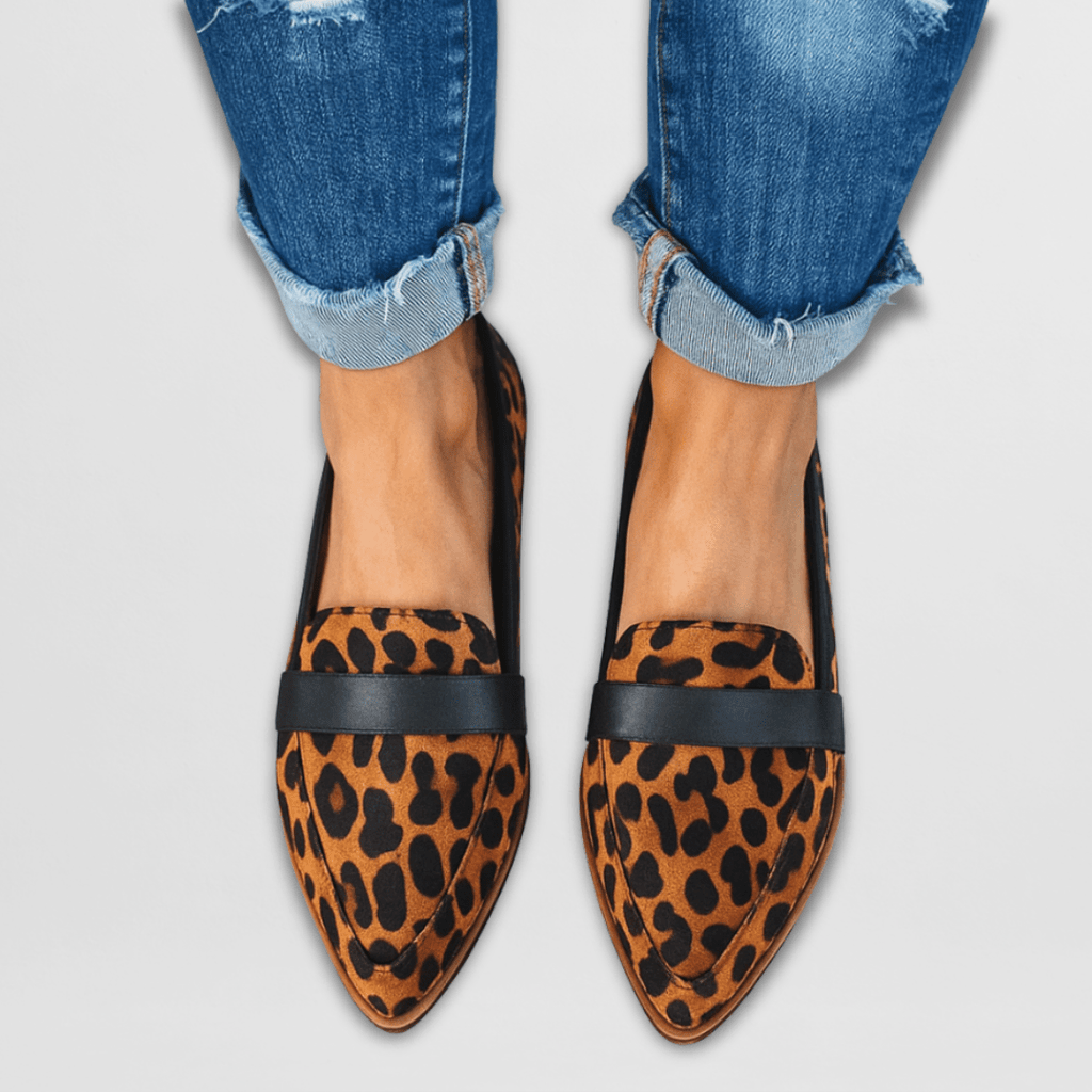Mocassins Femme Slip-On en Suède Bout Pointu Confort Quotidien Bureau Casual - Hiverline