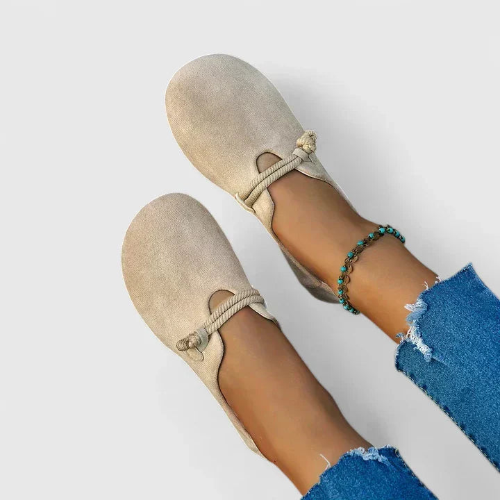 Mocassins Femme Slip-On Semelle Rembourrée Plates Casual Confort Quotidien - Hiverline