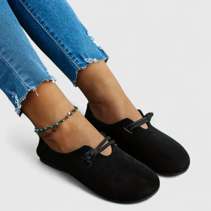 Mocassins Femme Slip-On Semelle Rembourrée Plates Casual Confort Quotidien - Hiverline