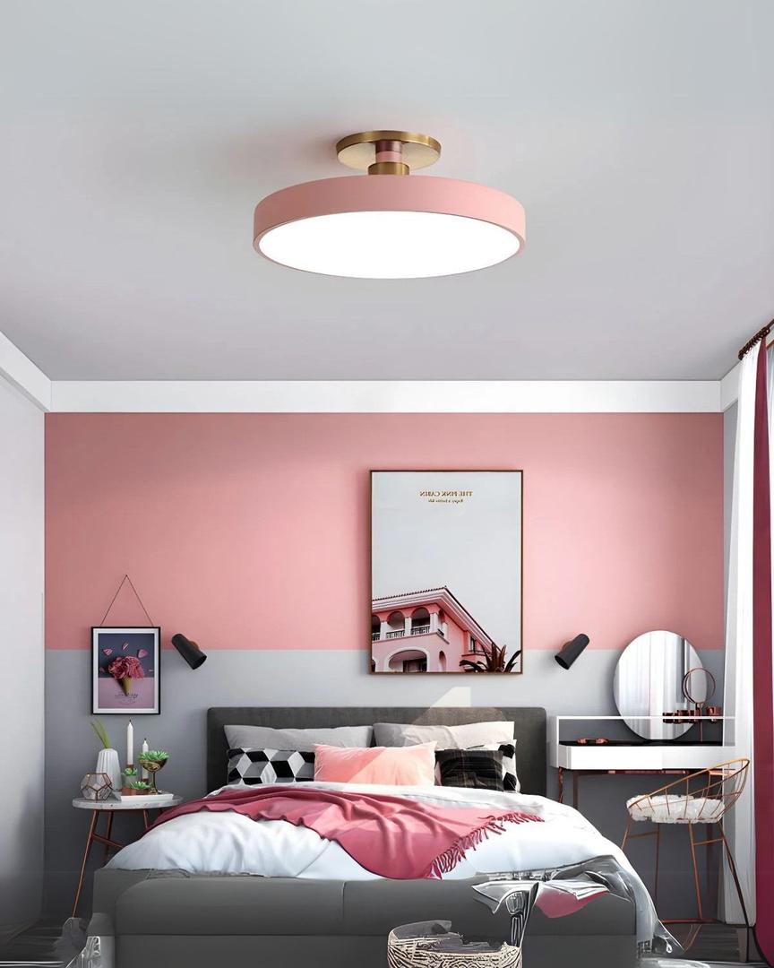 Plafonnier Semi-Encastré au Design Moderne