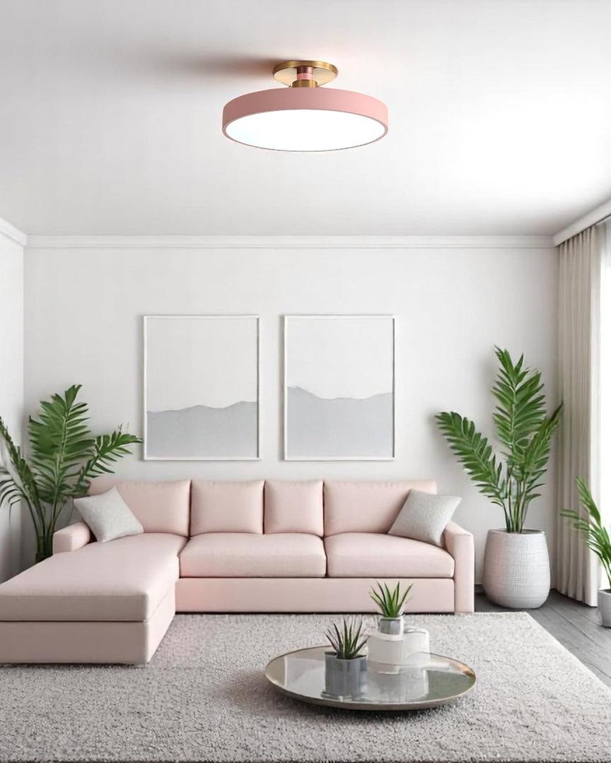 Plafonnier Semi-Encastré au Design Moderne