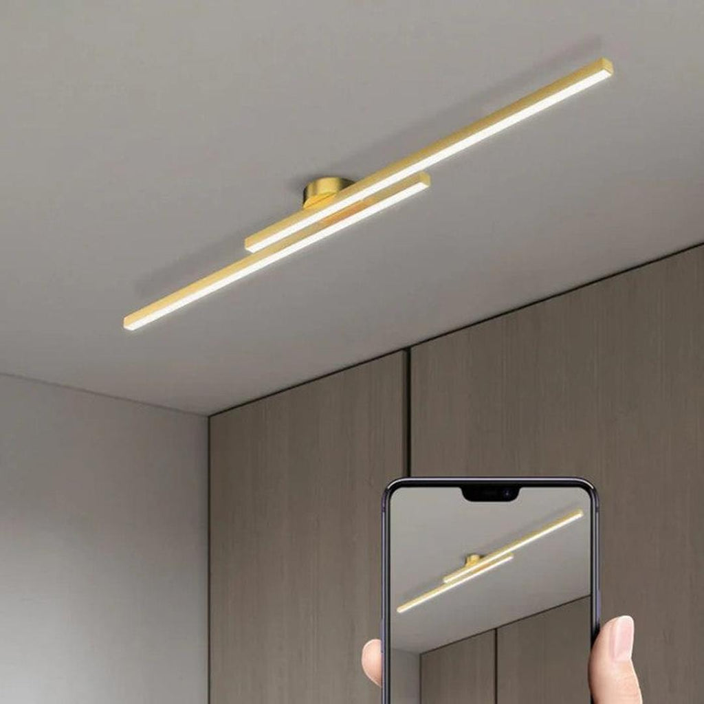 Plafonnier Moderne en Aluminium avec Éclairage LED | Design Chic
