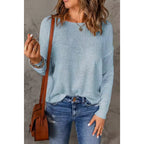 Pull Femme Col Rond Tricot Oversize Casual Hiver Automne - Hiverline