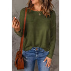 Pull Femme Col Rond Tricot Oversize Casual Hiver Automne - Hiverline
