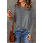 Pull Femme Col Rond Tricot Oversize Casual Hiver Automne - Hiverline