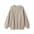 Pull Femme Oversize Grosse Maille Pullover Décontracté Casual Hiver - Hiverline
