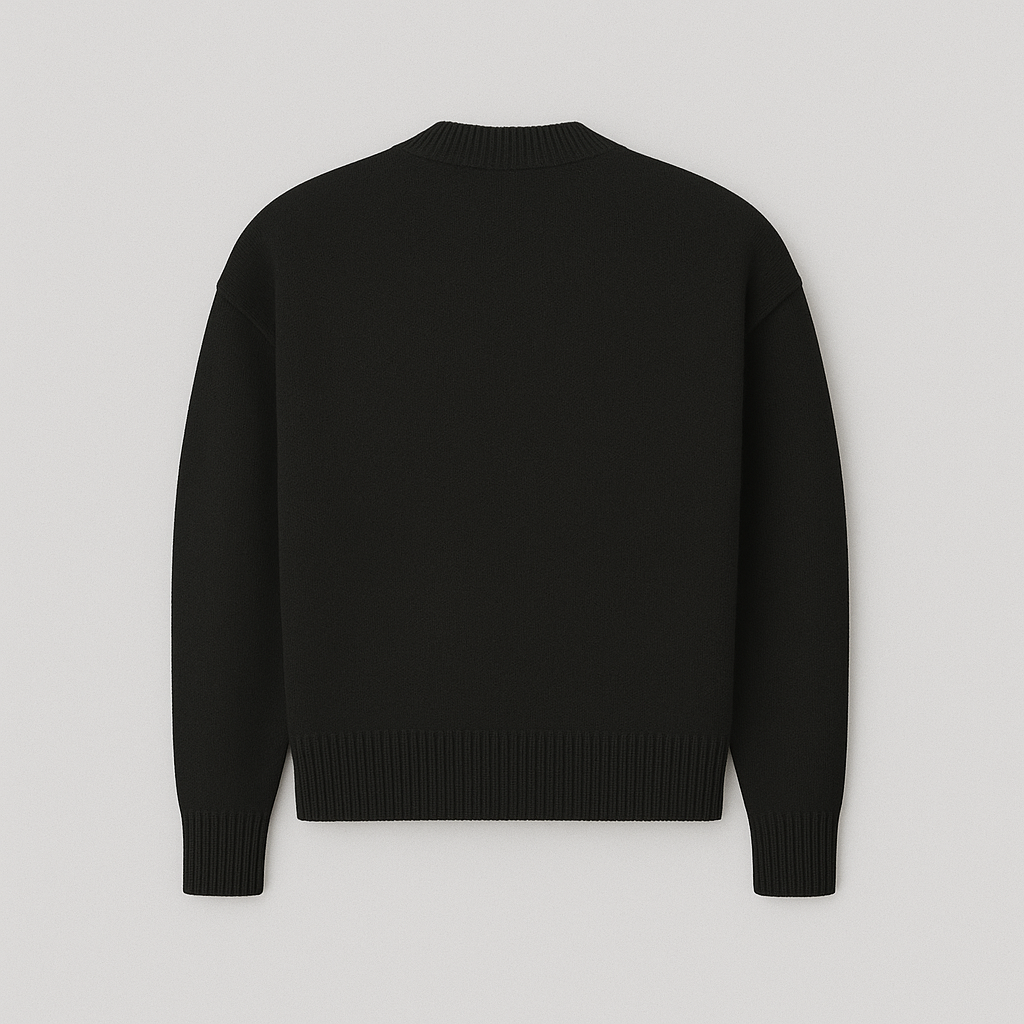 Pull Femme Oversized Logo Cœur Tricot Encolure Ronde Streetwear Casual - Hiverline