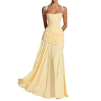 Robe Longue Femme Bustier Sans Bretelles Fente Latérale Soirée Mariage Gala Cocktail Bal de Promo - Hiverline