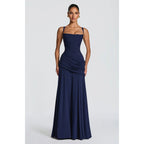 Robe Longue Femme Bustier Sans Bretelles Fente Latérale Soirée Mariage Gala Cocktail Bal de Promo - Hiverline