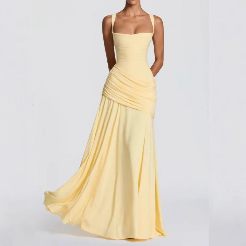 Robe Longue Femme Bustier Sans Bretelles Fente Latérale Soirée Mariage Gala Cocktail Bal de Promo - Hiverline