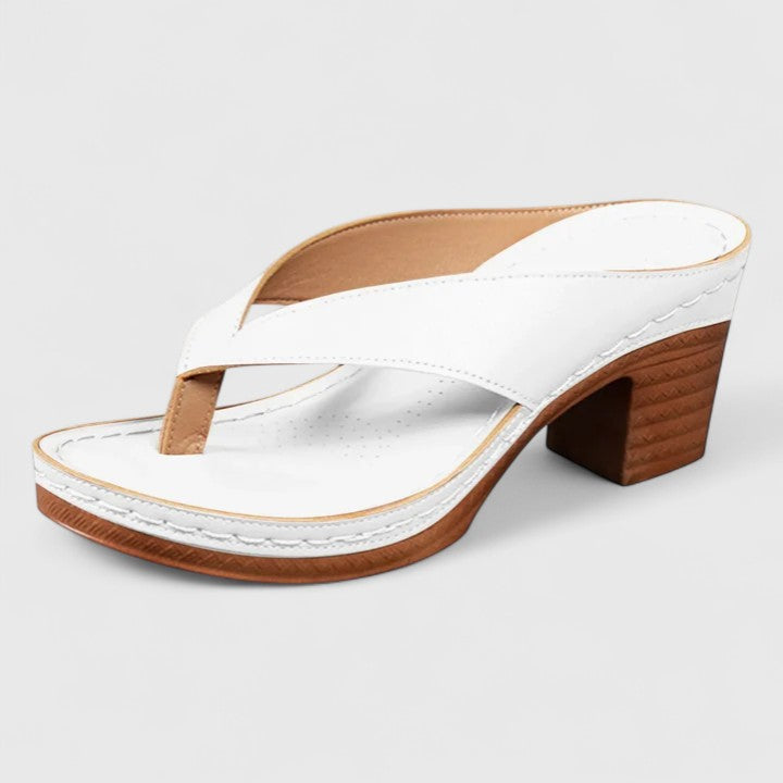 Sandales Compensées Femme Slip-On Lanière Croisée Bout Ouvert Casual Été - Hiverline