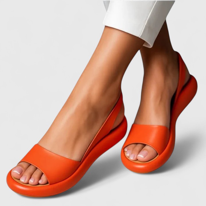 Sandales Femme à Enfiler Semelle Rembourrée Confort Casual Été - Hiverline