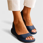 Sandales Femme à Enfiler Semelle Rembourrée Confort Casual Été - Hiverline