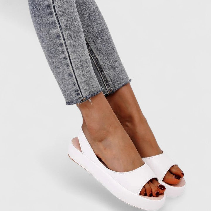 Sandales Femme à Enfiler Semelle Rembourrée Confort Casual Été - Hiverline