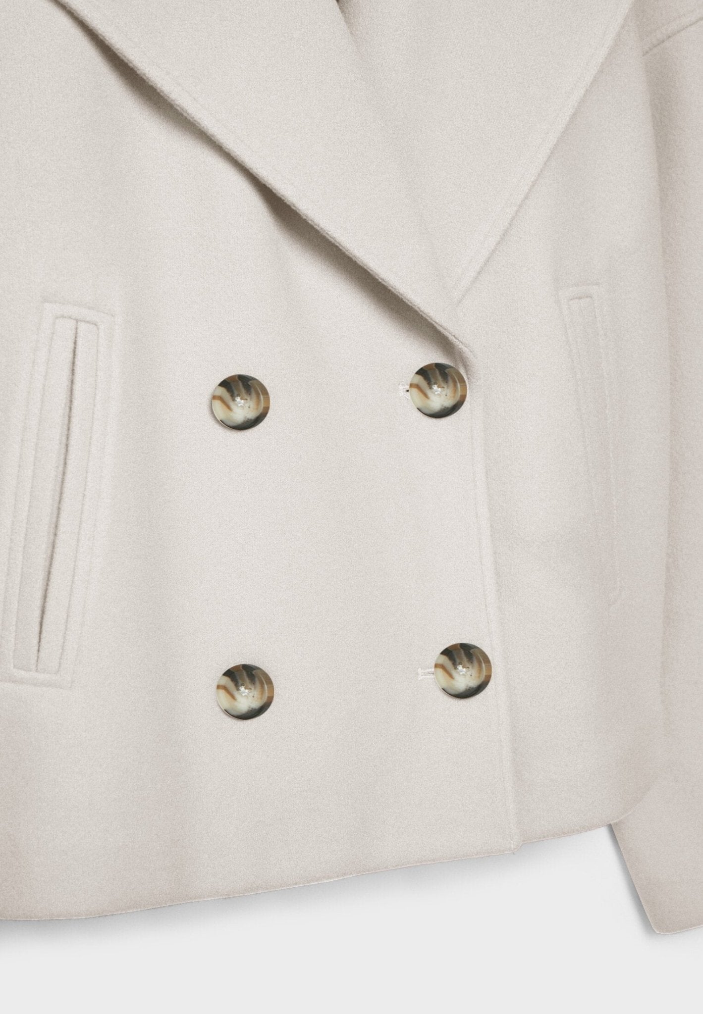 Veste Courte Femme à Double Boutonnage Avec Col à Revers - Heidi