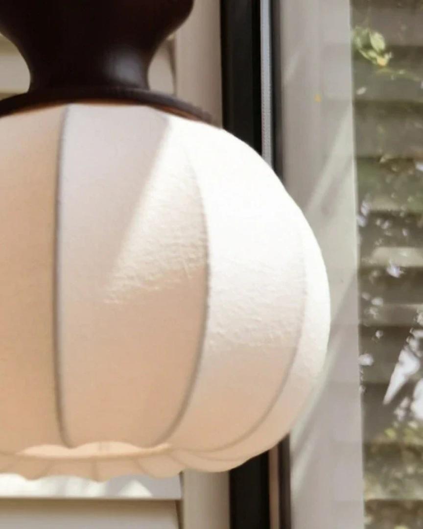 Plafonnier Suspension LED en Soie Tricolore | Hauteur Ajustable