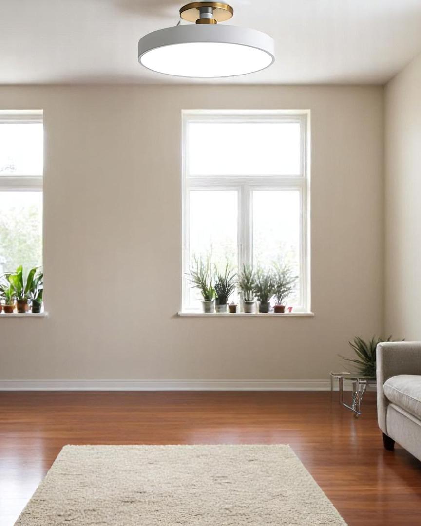 Plafonnier Semi-Encastré au Design Moderne