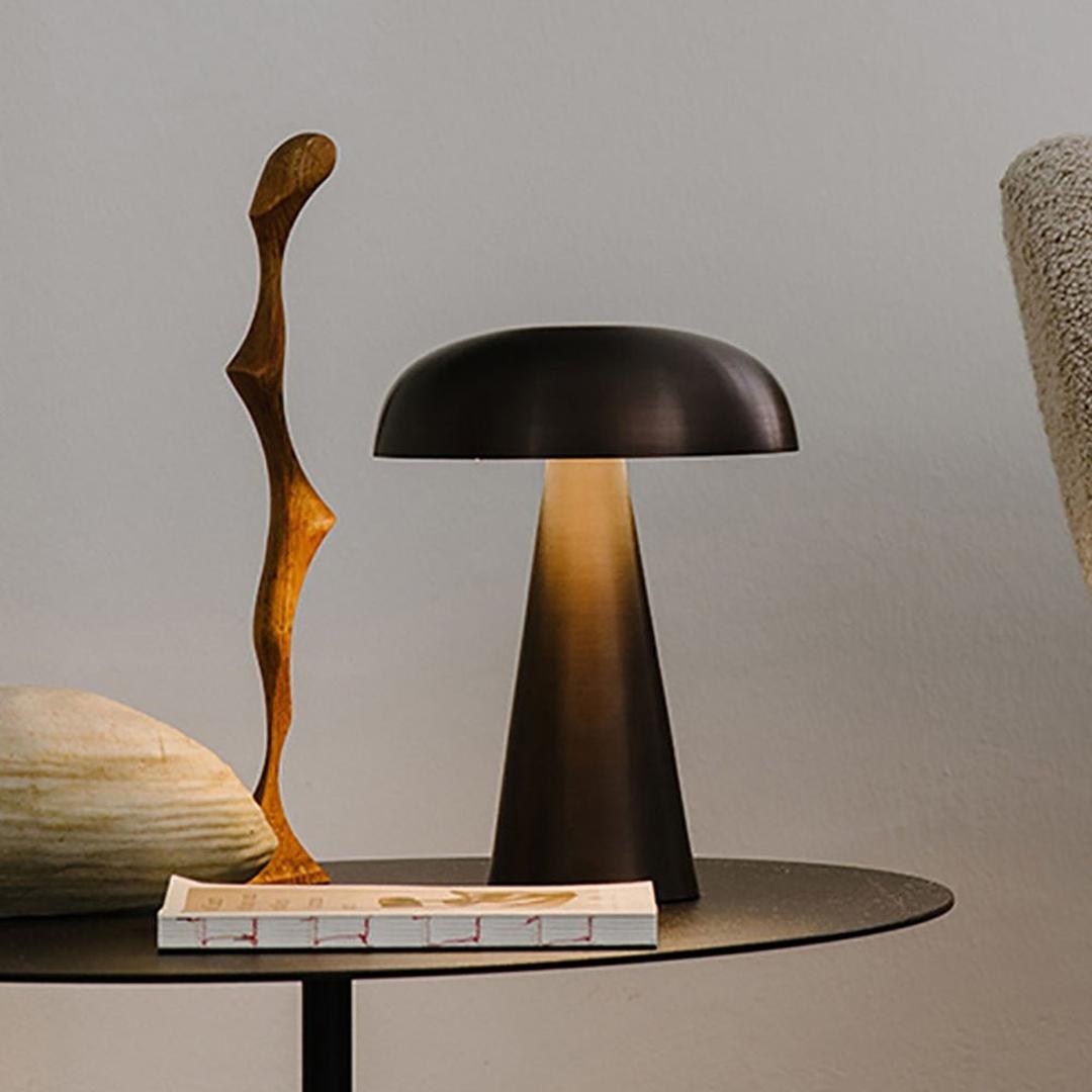 Lampe de Table Champignon | Style Mid-Century