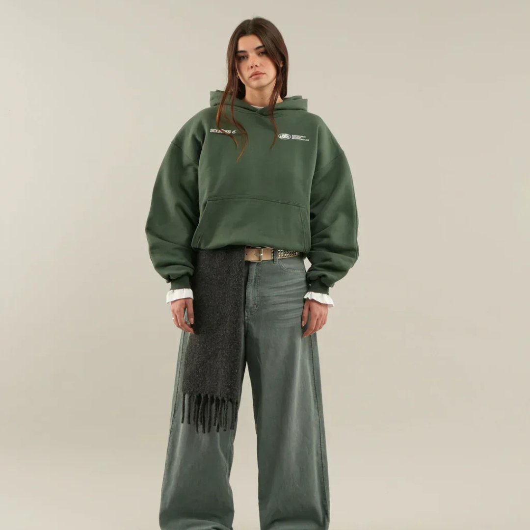 Sweat à Capuche Femme Oversize Coupe Décontractée Streetwear Casual - Hiverline