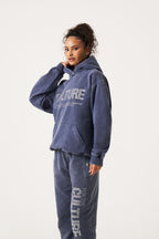 Sweat à Capuche Femme Oversize Strass Streetwear Casual Urbain - Hiverline