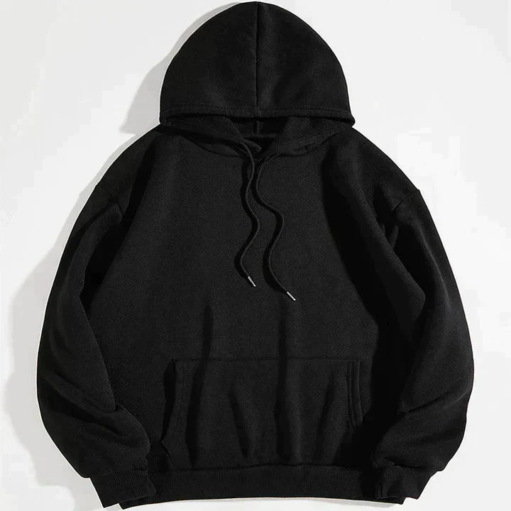 Sweat à Capuche Oversize Femme Long Imprimé Casual Streetwear Hiver - Hiverline