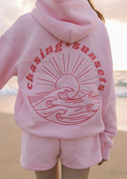 Sweat à Capuche Unisexe Imprimé Vagues Surf Casual Streetwear - Hiverline