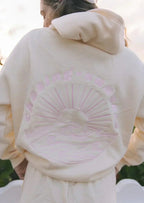 Sweat à Capuche Unisexe Imprimé Vagues Surf Casual Streetwear - Hiverline