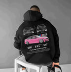 Sweat à Capuche Unisexe Imprimé Voiture de Sport Porsche 911 GT3 RS Streetwear Casual - Hiverline