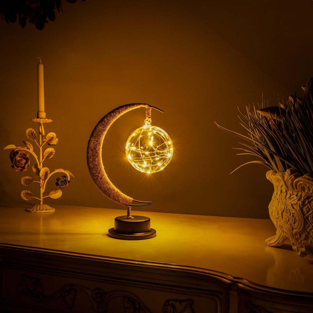 Lampe Lunaire Rétro | Décorations Élégantes