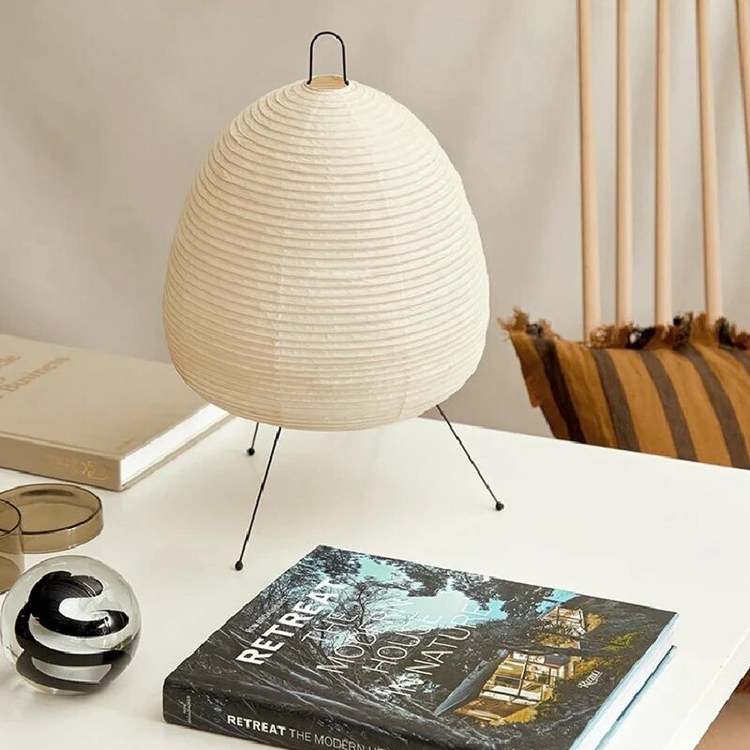 Lampe en Papier de Riz Japonais | Design Tripode