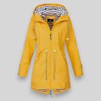 Veste Femme à Capuche Zippée avec Cordon de Serrage - Hiverline