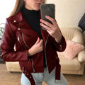 Veste Femme à Fermeture Éclair Asymétrique et Ceinture Boucle - Hiverline