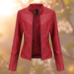 Veste Femme Col Montant à Fermeture Éclair et Poches Zippées - Hiverline