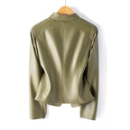 Veste Femme Courte à Col Cranté Évasé et Fermeture Éclair - Hiverline