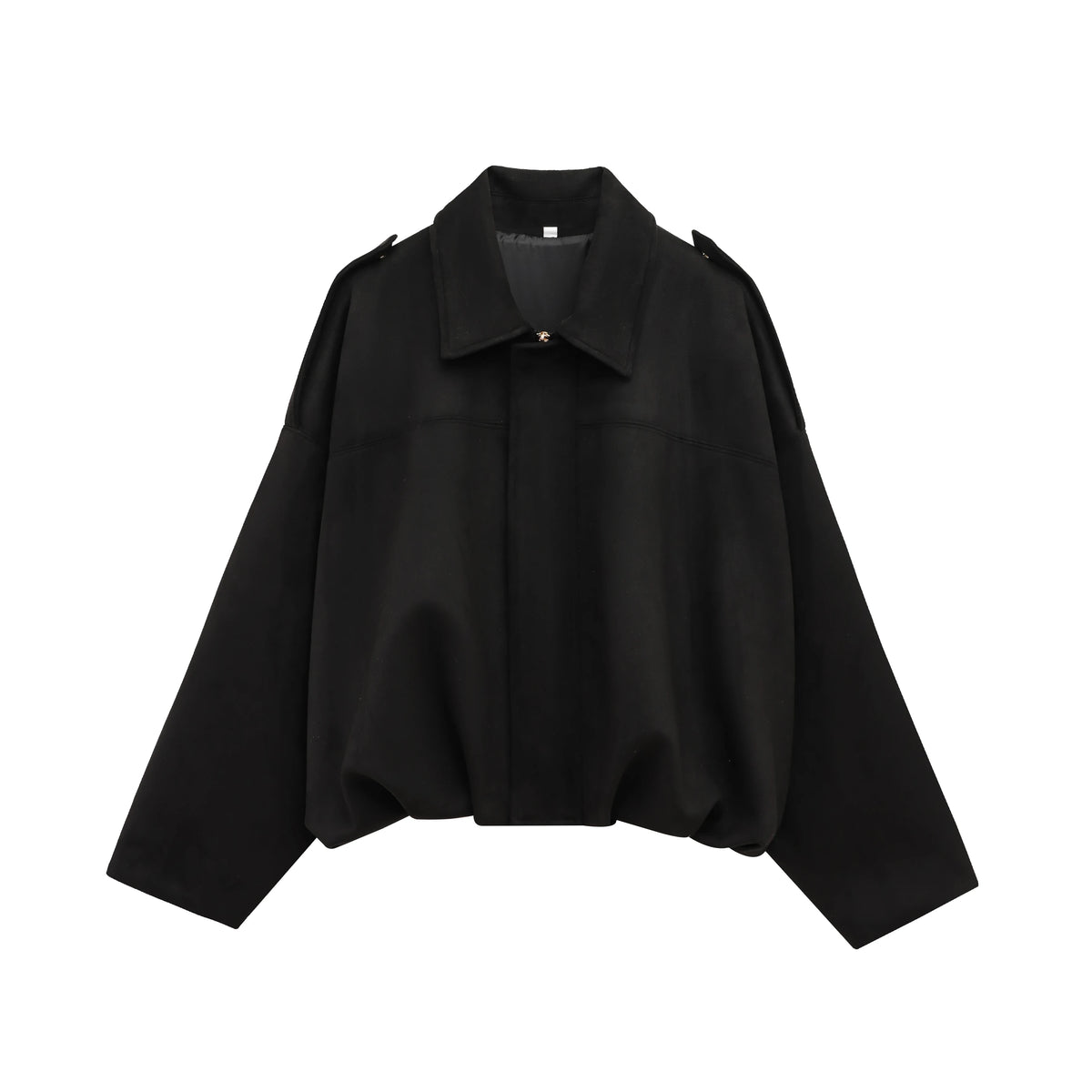 Veste Femme Oversize à Col Rabattu et Fermeture Zippée - Hiverline