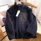 Veste Femme Teddy Sherpa Zippée Col Montant Hiver Casual Oversize - Hiverline