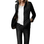 Veste Matelassée Femme à Col Chemise et Boutonnage Simple - Hiverline
